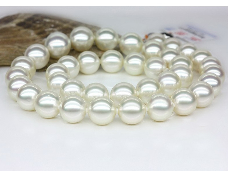 10-12 mm White South Sea Pearl Necklace AAA